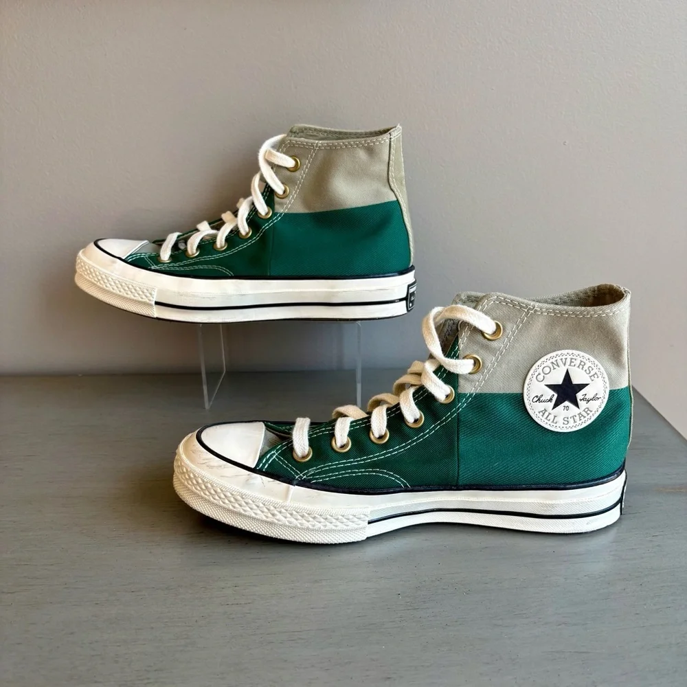 Converse Chuck Taylor 70 High Top Color Block Green Sneakers Women 7.5 A02553C - Picture 11 of 15